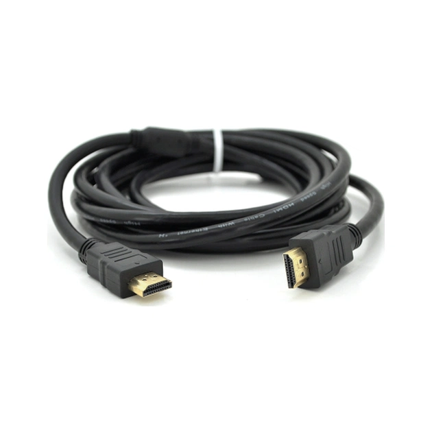 Кабель мультимедійний HDMI M to HDMI M 5.0m V1.4 1080P black Ritar (HDMI(M)/(M)V1.4-5m-94P) - зображення 1