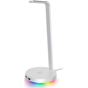 Підставка для гарнітури Razer Base Station V2 Chroma Mercury (RC21-01510300-R3M1) изображение 1