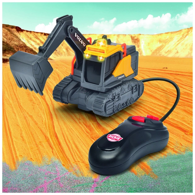 Спецтехника Dickie Toys Мини-экскаватор (3722013) - изображение 6