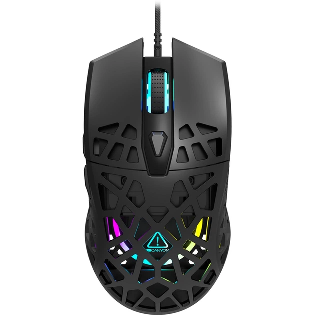 Мишка Canyon Puncher GM-20 USB Black (CND-SGM20B) - зображення 1