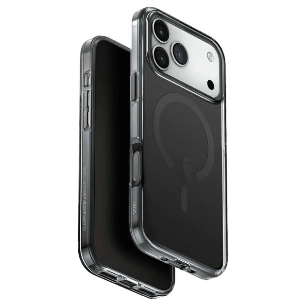 Чохол до мобільного телефона Uniq Clario iPhone 17 Pro Max Magclick Charging Black (8886463694831) - зображення 1