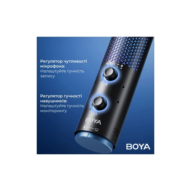 Микрофон Boya K5-02 RGBType-C/3,5 мм Jack Black (BOYA K5-02) - изображение 12