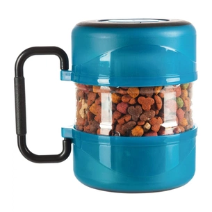 Посуд для собак Trixie Дорожній набір: Бокс 2 л + 2 миски по 750 мл (4011905024912) изображение 1