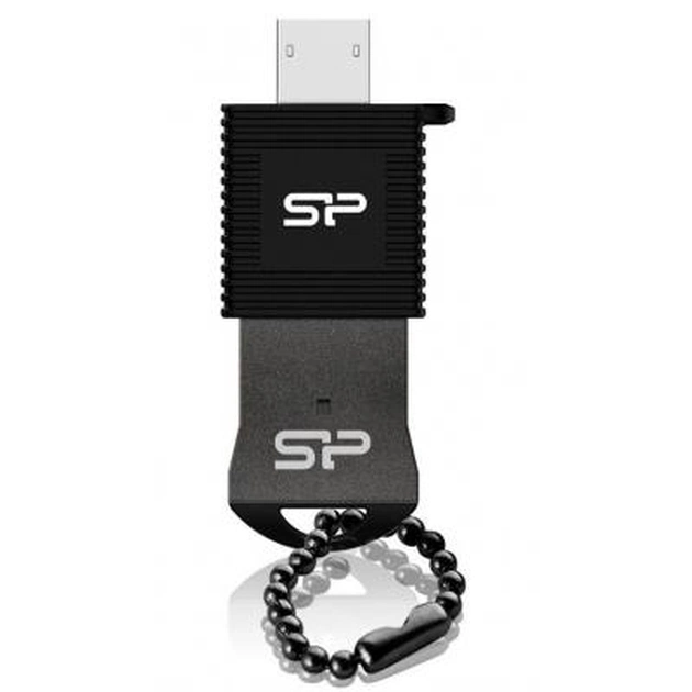 USB флеш накопичувач Silicon Power 8GB Touch T01 MOBILE USB 2.0/MicroUSB (SP008GBUF2TM1V1K) - зображення 1