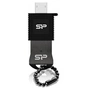 USB флеш накопичувач Silicon Power 8GB Touch T01 MOBILE USB 2.0/MicroUSB (SP008GBUF2TM1V1K) - зменшене зображення 1
