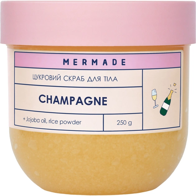 Скраб для тіла Mermade Champagne Цукровий 250 г (4820241303700) - зображення 1