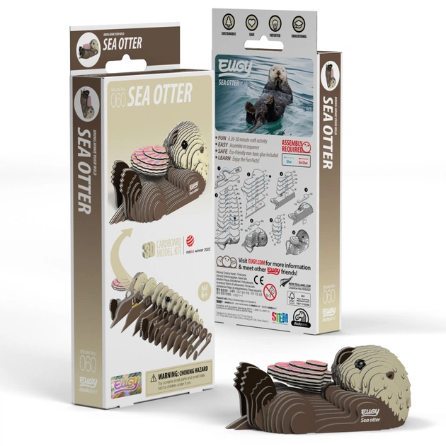 Пазл Eugy 3D Зоопарк Морська видра (XEG-060) - picture 4