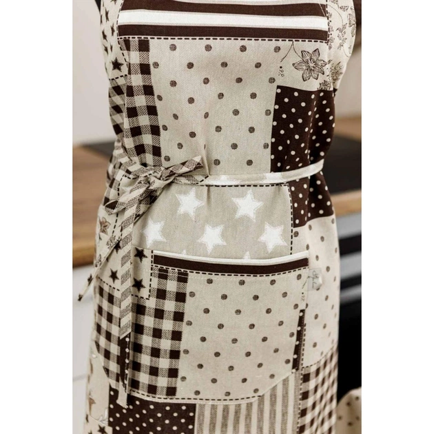Фартух Прованс Печворк коричневий (031640) - picture 5