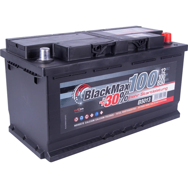 Акумулятор автомобільний BlackMax 100А (B5013) - изображение 1