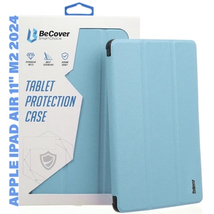 Чохол до планшета BeCover Tri Fold Hard TPU Apple iPad Air 11" M2/M3 (2024/2025) Light Blue (711403) зображення 1