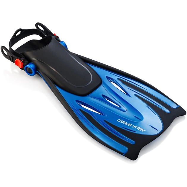Ласти Aqua Speed Wombat Kid 528-11-1 чорний, синій 27-31 (5908217630322) - зображення 3