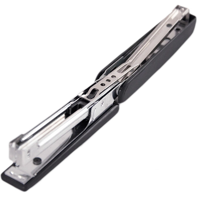 Степлер Buromax RUBBER TOUCH №10,12 аркушів 107х25х54 мм, чорний (BM.4128-01) - picture 3