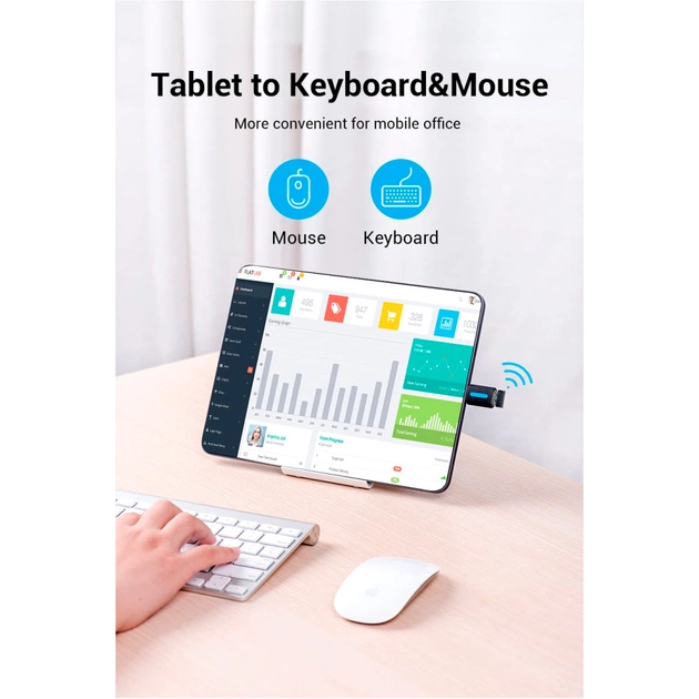 Перехідник USB 2.0 Type-C to USB AF (OTG) Vention (CDTB0) - picture 5