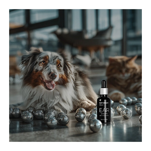 Капли для животных Superium Сильвер ушные с коллоидным серебром для кошек и собак 30 мл (9105) - изображение 8
