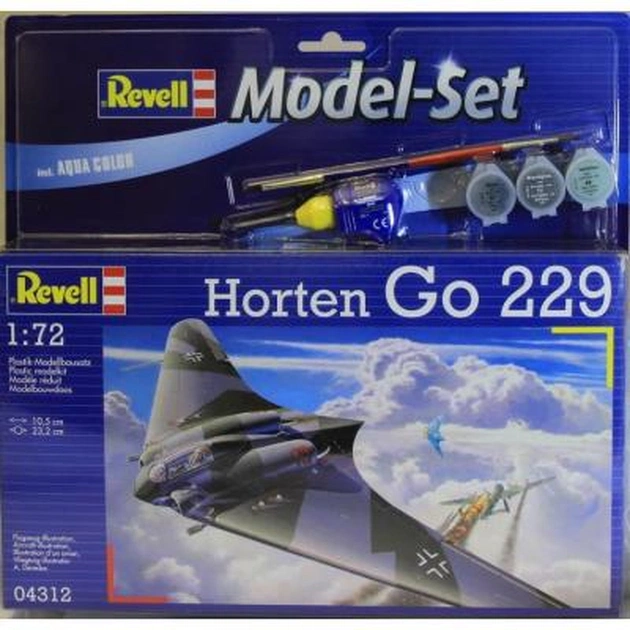 Збірна модель Revell Літак Horten Go 229 1:72 (64312) - зображення 1