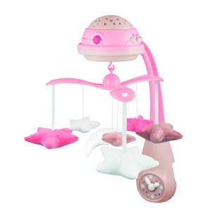 Мобіле Canpol Карусель музична електрична з проектором - рожева (75/100_pin) изображение 1