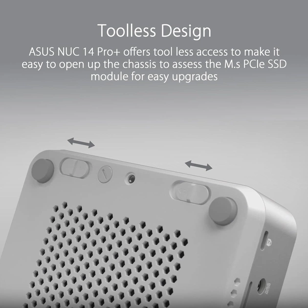 Комп'ютер ASUS NUC 14 Pro+ RNUC14RVSU700002I Kit(L6) / Ultra 7 155H, M.2 22x80 NVMe; 22x42 NVMe (90AR0051-M000A0) - зображення 12