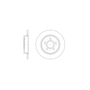 Гальмівний диск REMSA 61503.00 зображення 1