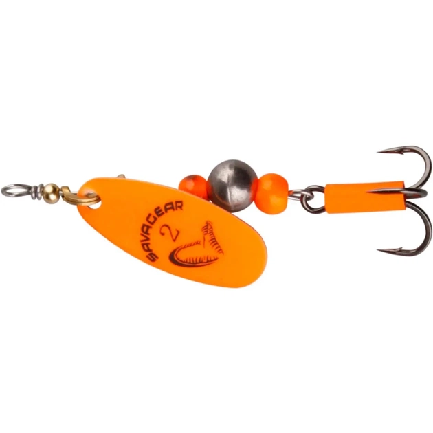 Блешня Savage Gear Caviar Spinner 2 6.0g 06-Flou Orange (1854.07.78) - изображение 1