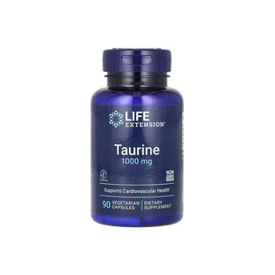 Витаминно-минеральный комплекс Life Extension Таурин, 1000 мг, Taurine, 90 вегетарианских капсул (LEX-18279) изображение 1