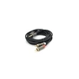 Кабель мультимедійний 3.5mm M to 2xRCA M 5.0m black VEGGIEG (YT-AR2-5) - зменшене зображення 1