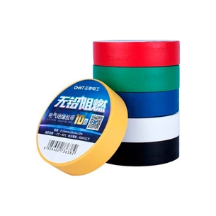 Ізоляційна стрічка CHINT 0.16мм*18мм*10м White, 600v, temp -5°С/+ 80°С, 10 шт. (0,16мм*18мм*10м-W) изображение 1