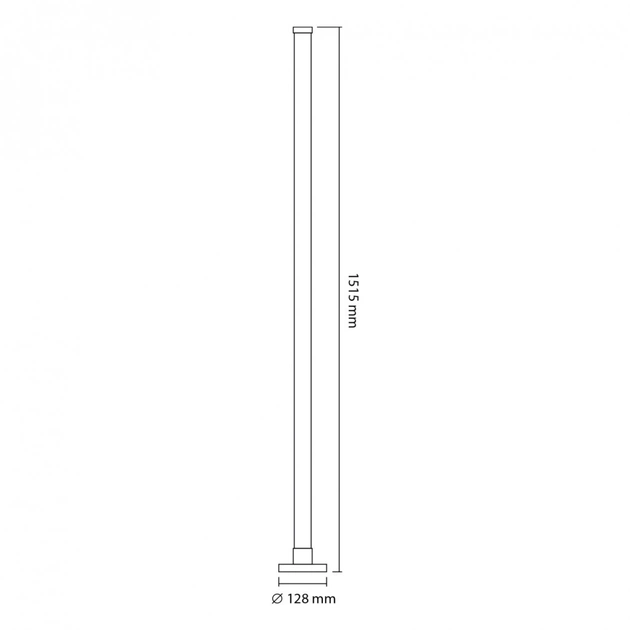 Торшер Videx підлогова RGB 10W (VL-TF20-RGB) - picture 9