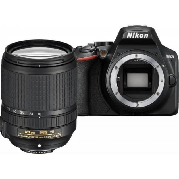 Цифровий фотоапарат Nikon D3500 AF-S 18-140 VR kit (VBA550K004) - изображение 1