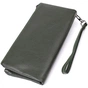 Гаманець ST Leather Шкіряний на три відділення Зелений (23110) - зменшене зображення 2