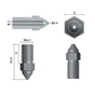 Хотенд (Сопло) Creality ENDER-3 V3 SE High-speed Nozzle Kit, 2шт (4007010127) - уменьшенное изображение 3