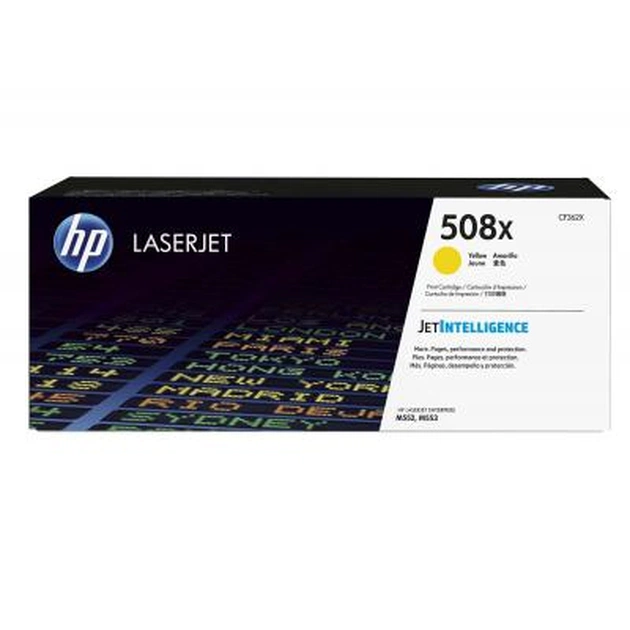 Картридж HP CLJ 508X Yellow M552dn/M553dn/n/x (CF362X) - изображение 1
