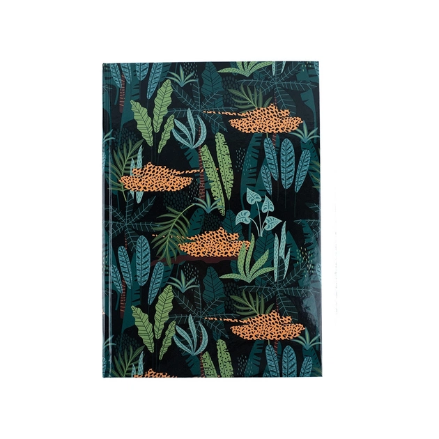 Канцелярська книга Axent Leopard А4 у твердій обкладинці 96 аркуші клітинка, зелена (8422-557-A) - изображение 1