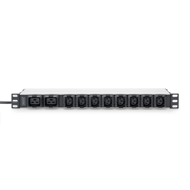 Силовий блок 19" 1U w/PDU 8xC13, 2xC19, 16A, 250V, вилка C20 Digitus (DN-95427) - зображення 10