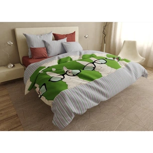 Постільна білизна MirSon Бязь 17-0570 Cool rabbit 160 х 220 (2200004335605) зображення 1