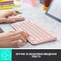 Клавіатура Logitech K380 Multi-Device Bluetooth UA Rose (920-009867) - зменшене зображення 3