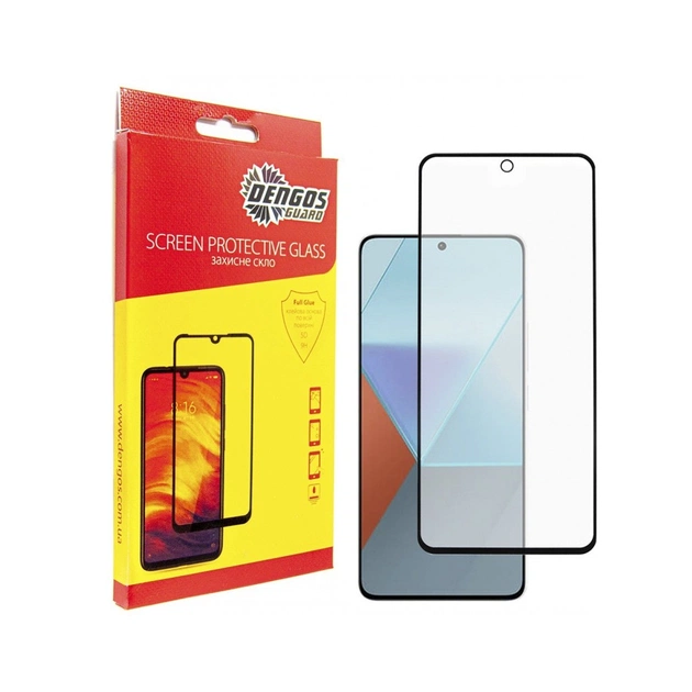 Стекло защитное Dengos Xiaomi Redmi Note 13 5G (black) (TGFG-328) - изображение 1