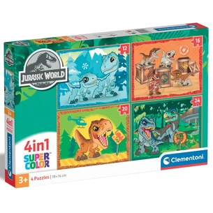 Пазл Clementoni 4 в 1 Jurassic World, 12,16,20 та 24 елементи (21521) picture 1
