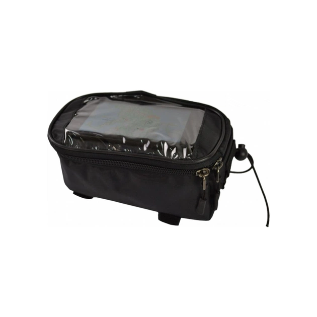 Велосумка нарамна Poputchik під смартфон 20х12х10 см Black (MFV63306-001) - picture 3