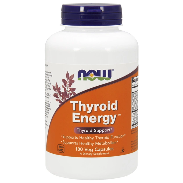 Минералы Now Foods Комплекс для Щитовидной Железы Thyroid Energy, 180 гелевых (NOW-03369) - изображение 1