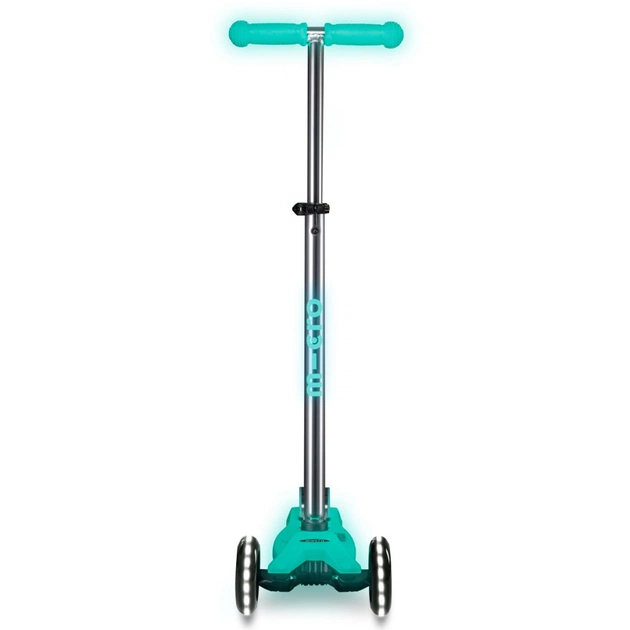 Самокат Micro Maxi Deluxe Glow LED Желейный зеленый (MMD365) - изображение 4