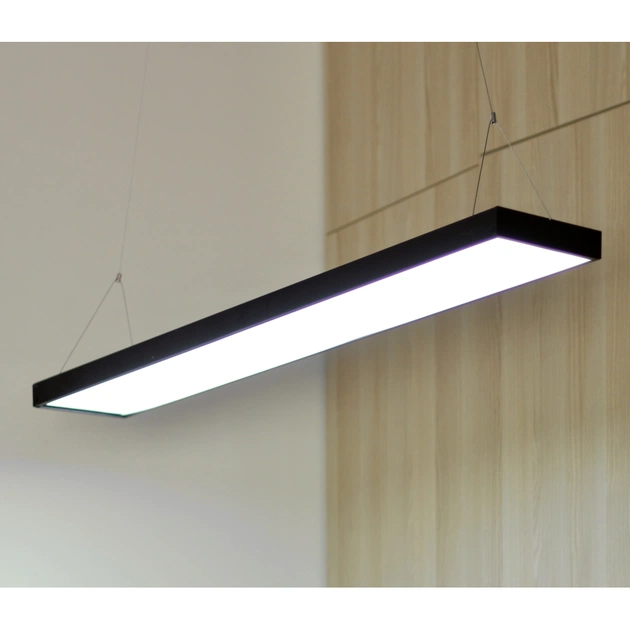 Світильник Євросвітло Sign-48 підвісний лінійний на тросах 48Вт 4200К чорний - picture 6