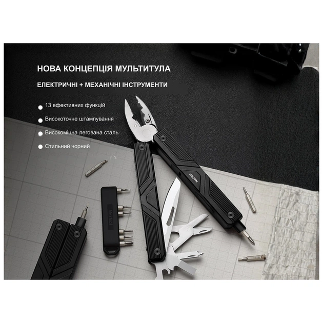 Мультитул NexTool Gemini з електричною викруткою (NE20213) - picture 10