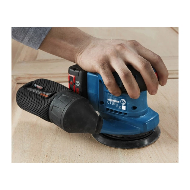 Шліфувальна машина Bosch GEX 185-LI, 18В, 125 мм, 6000-10000 об/хв (без АКБ та ЗП) (0.601.3A5.020) - picture 10