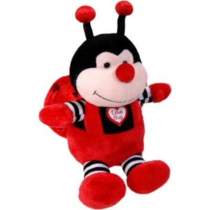 М'яка іграшка Aurora Божа корівка лежача 17 см (40189A) зображення 1