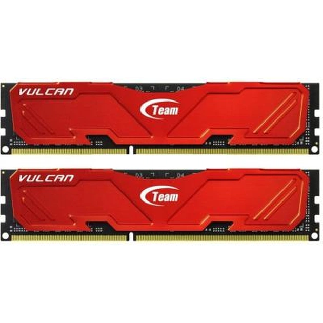 Модуль пам'яті для комп'ютера DDR-3 16GB (2x8GB) 1866 MHz Vulcan Red Team (TLRED316G1866HC10SDC01) - зображення 1
