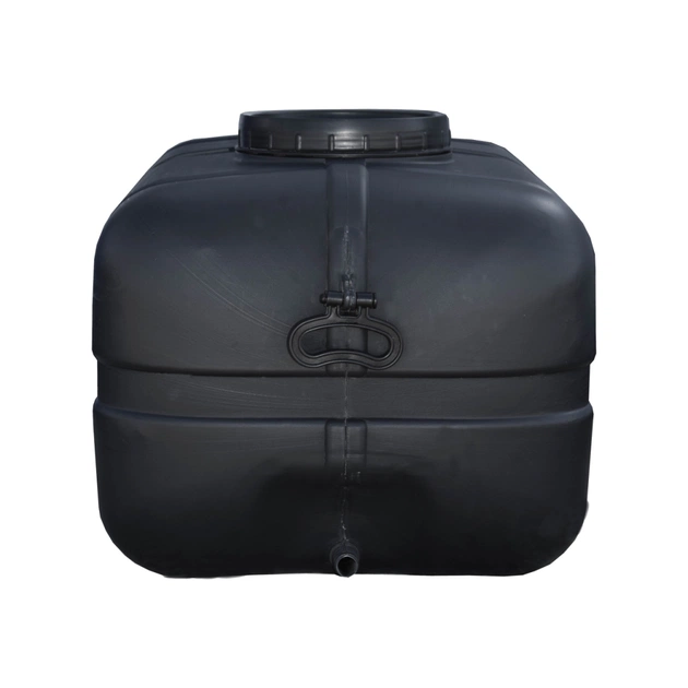 Ємність для води Пласт Бак квадратна не харчова 130 л прямокутна чорна видувна (5705) - picture 3