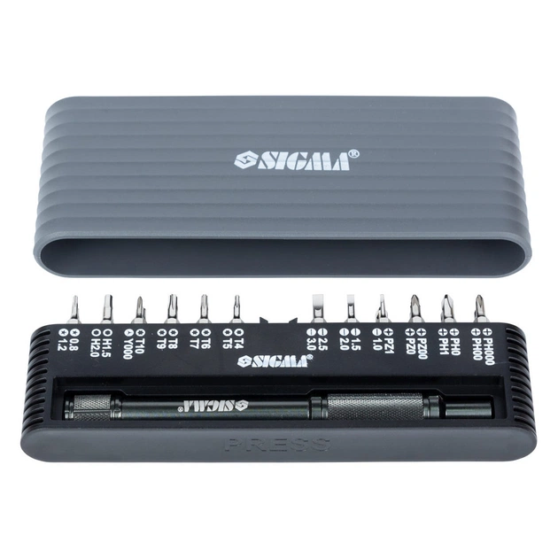Набір викруток Sigma з бітами 1/4 "24шт CrV для мобільних телефонів (пласт кейс) (4003251) - picture 1