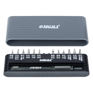 Набір викруток Sigma з бітами 1/4 "24шт CrV для мобільних телефонів (пласт кейс) (4003251) зображення 1