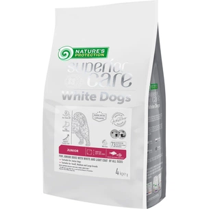 Сухой корм для собак Nature's Protection Superior Care White Dogs White Fish Junior All Sizes 4 кг (NPSC47594) изображение 1