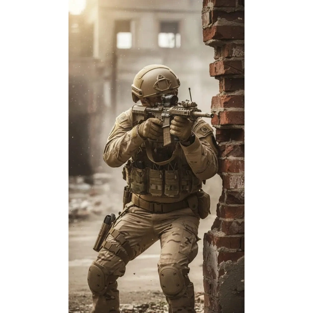 Шолом військовий Alpine Crown Bulletproof Helmet Fast Tweron Kevlar M Койот (25110-021-M) - picture 5